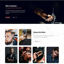 Hair Salon WordPress Responsive Website