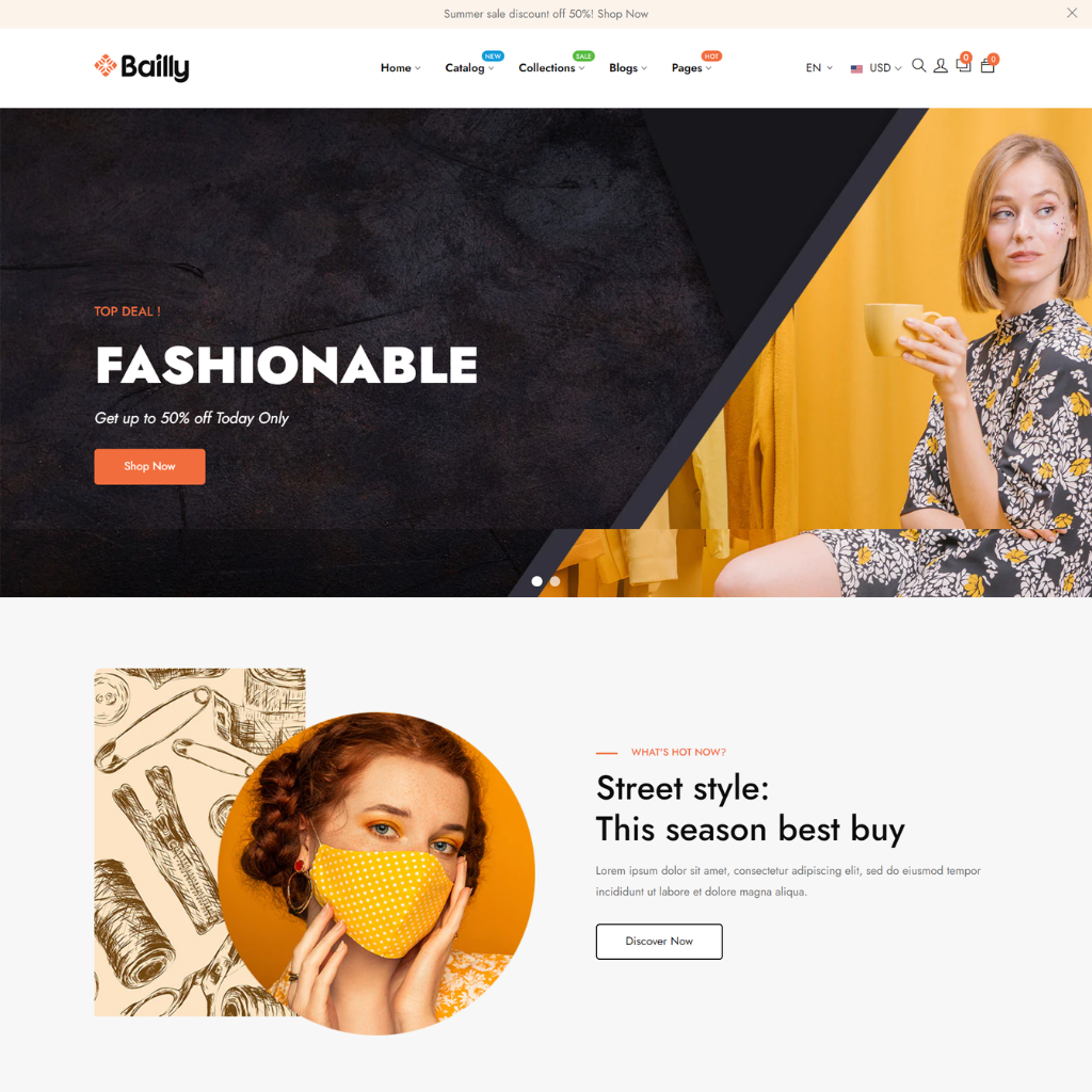 Fashion Sensei Shopify Shopping Website