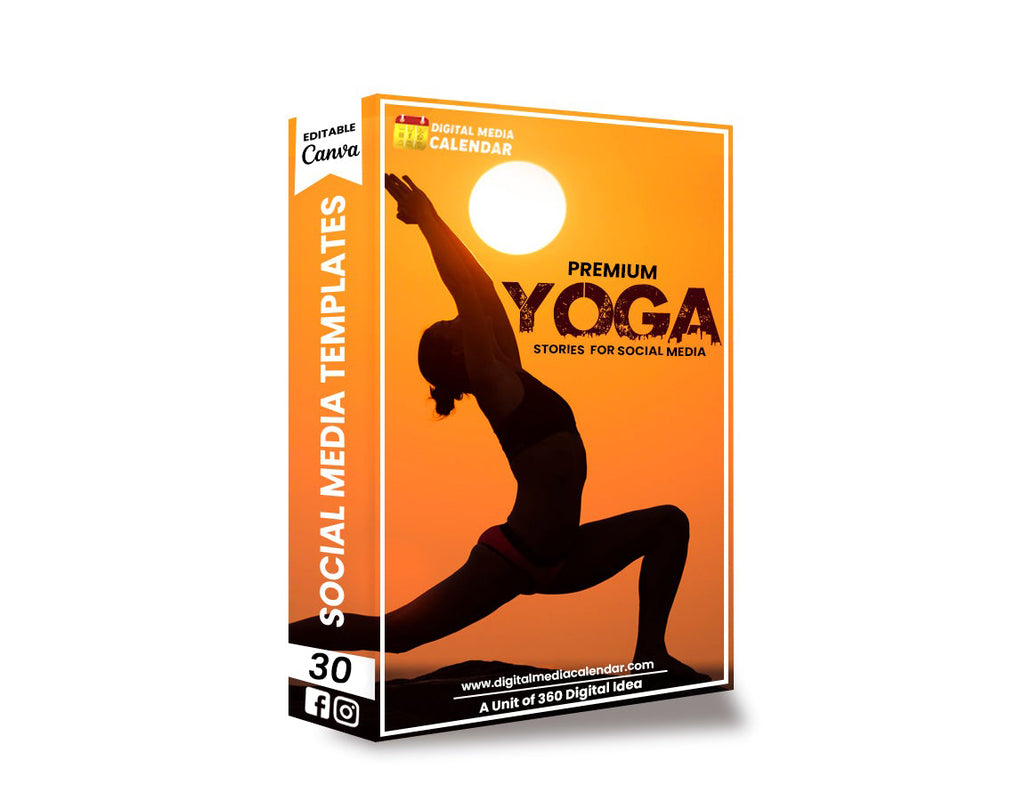 30 Ultimate Yoga V 1.8 Social Media Posts Canva Templates