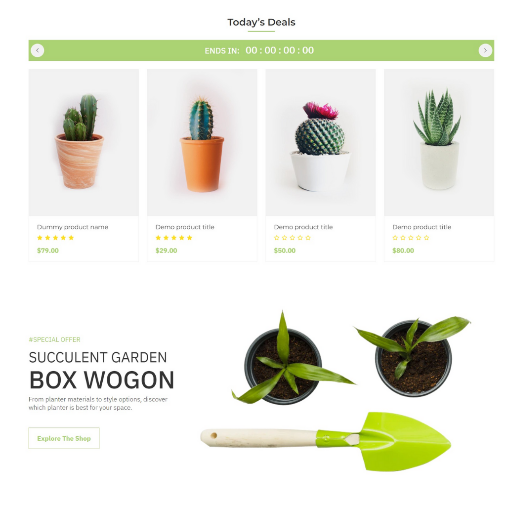 Plants-Shopify Shopping Website
