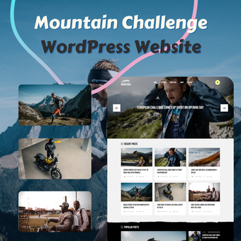 Mountain Challenge WordPress Responsive Website