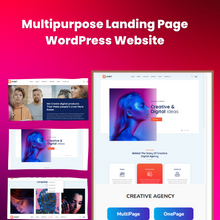 Multipurpose Landing Page WordPress Responsive Website