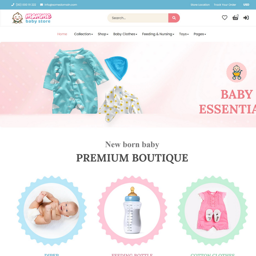 Kids Shopify Shopping Website