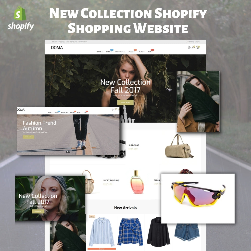 New Collection Shopify Shopping Website