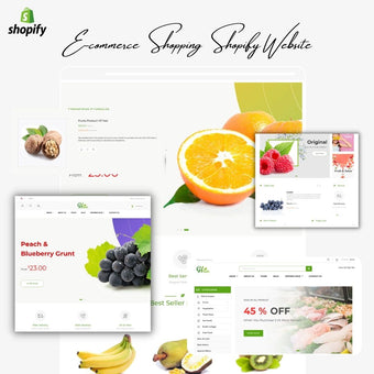 Fruit Store Ecommerce Shopify Shopping Website