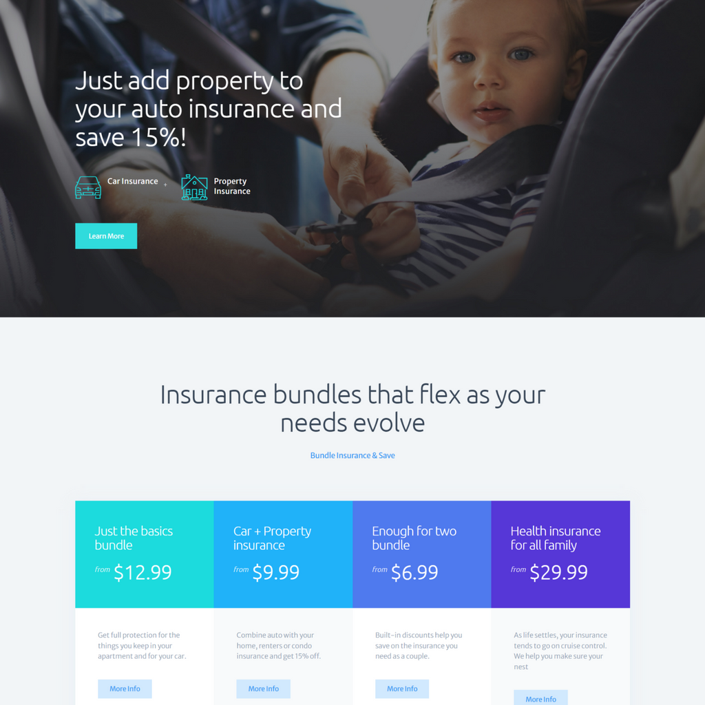Insurance Company WordPress Responsive Website