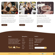 Coffee Shop Shopify Shopping Website