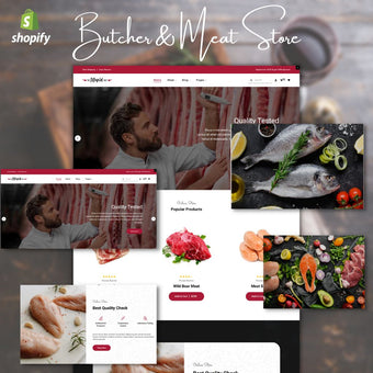 Butcher & Meat Store Shopify Shopping Website