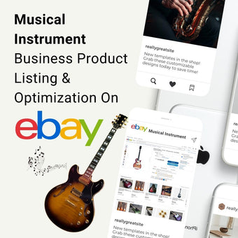 Musical Instrument Business Product Listing & Optimization On Ebay