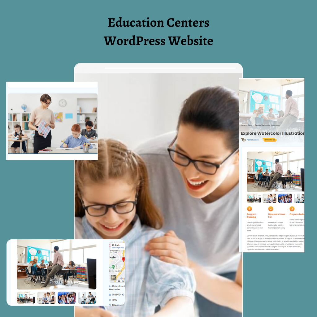 Education Centers WordPress Responsive Website