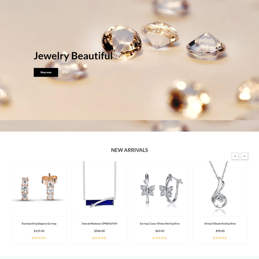 Diamond And Gem Jewelry Responsive
