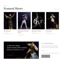 Theatrical Activites WordPress Responsive Website