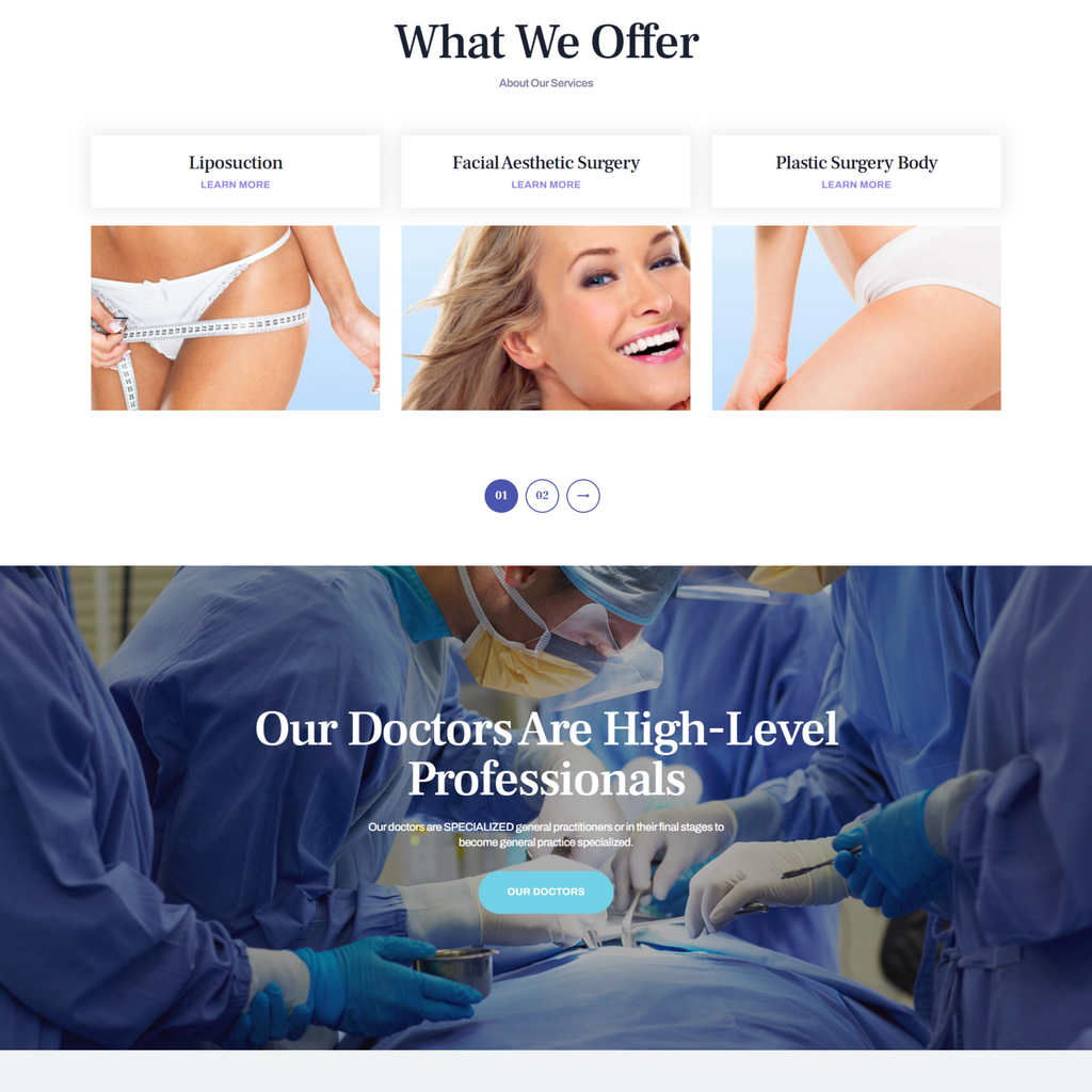 Plastic Surgery Clinic WordPress Responsive Website