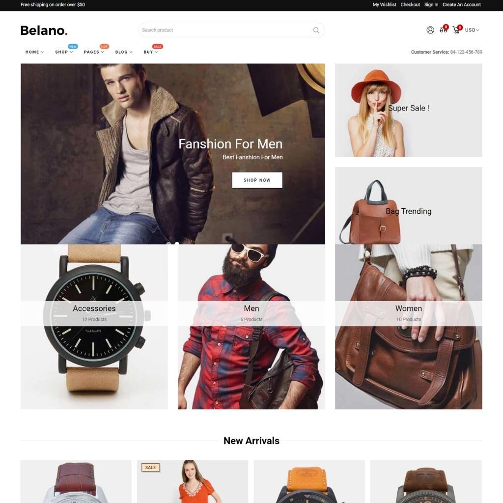 Urban Stock Shopify Shopping Website