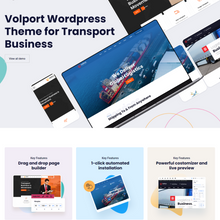 Responsive Logistics & Transport WordPress Website