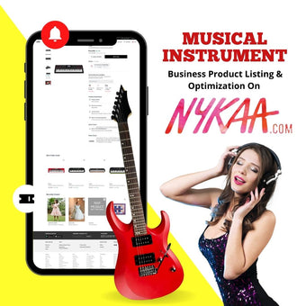 Musical Instrument Business Product Listing & Optimization On Nykaa