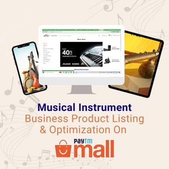 Musical Instrument Business Product Listing & Optimization On Paytm mall