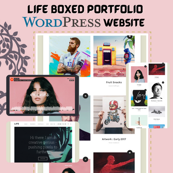 Life Boxed Portfolio WordPress Website