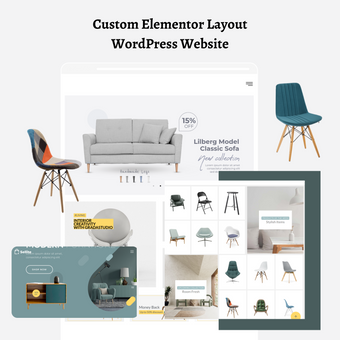 Custom Elementor Layout WordPress Responsive Website