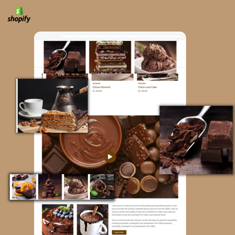 Choclate and bakery Website