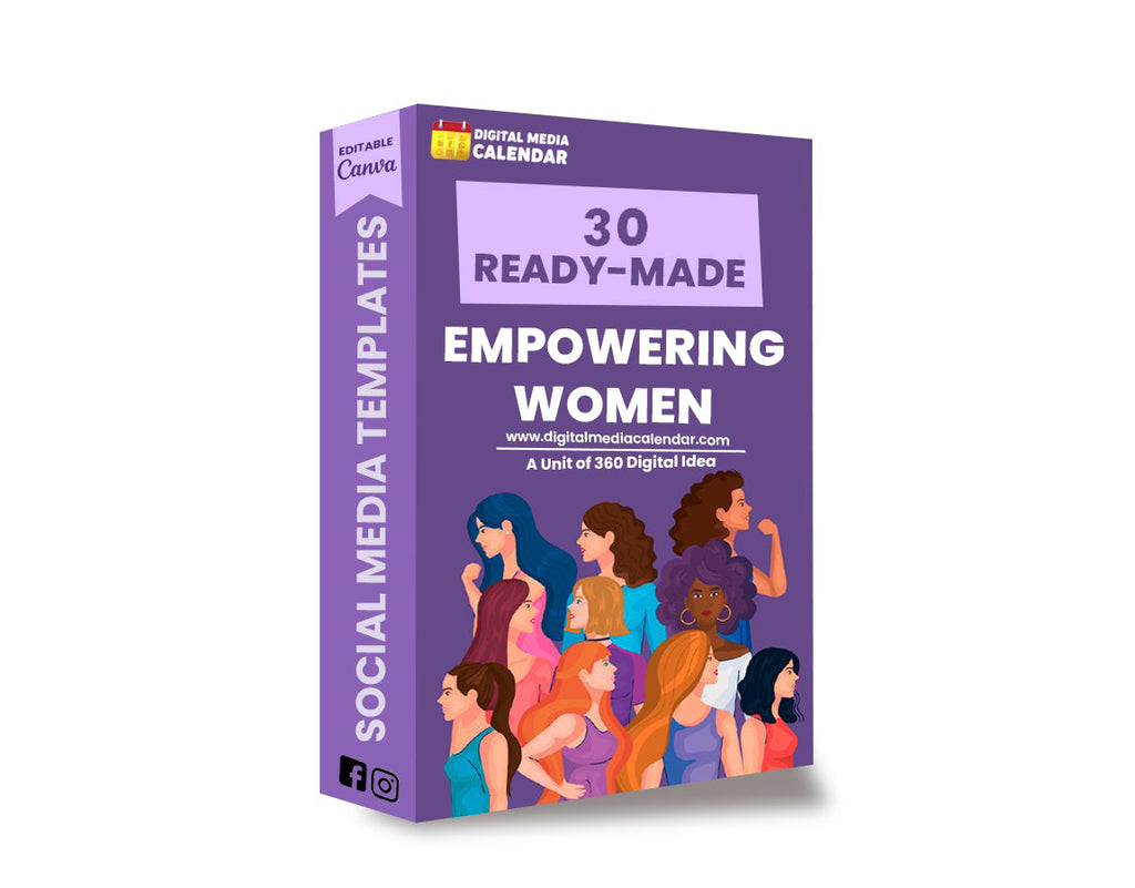 30 Ultimate Empowering Women V 1.4 Social Media Posts Canva Templates