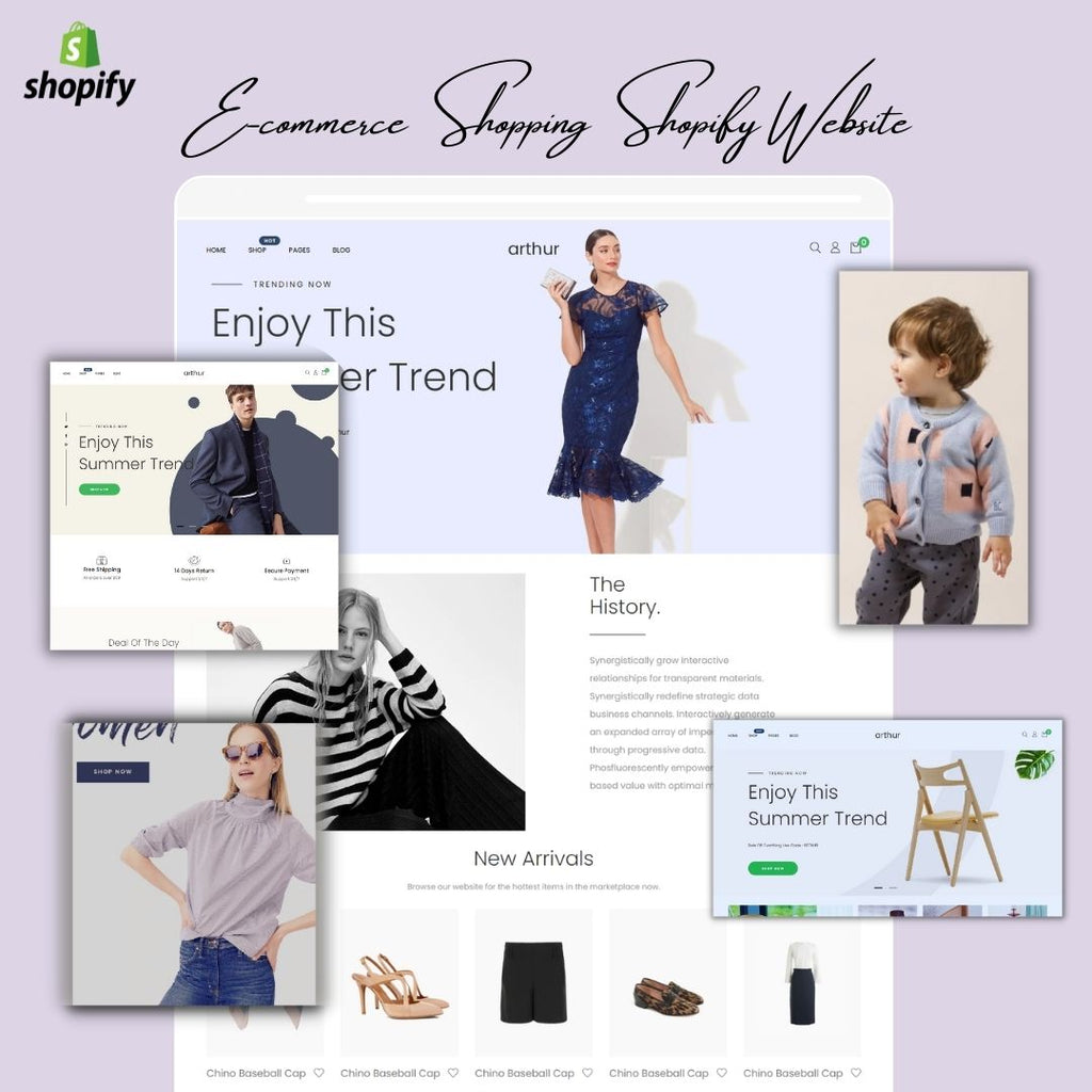 Summer - Shopping Ecommerce Shopify Website