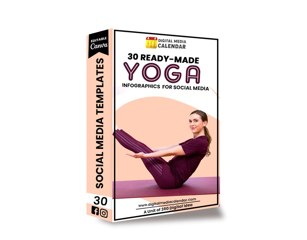 30 Ultimate Yoga V 1.7 Social Media Posts Canva Templates