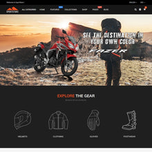 Motorcycle Store Ecommerce Shopify Shopping Website