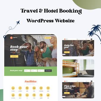 Travel and Hotel Booking WordPress Responsive Website