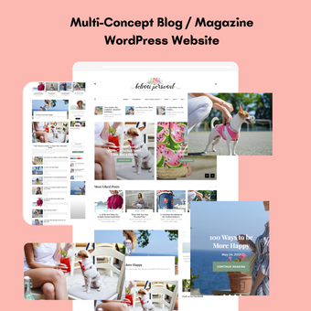 Multi-Concept Blog / Magazine WordPress Responsive Website