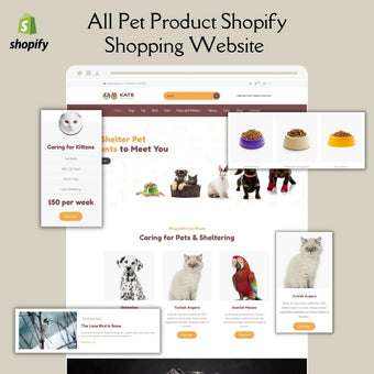 All Pet Product Shopify Shopping Website