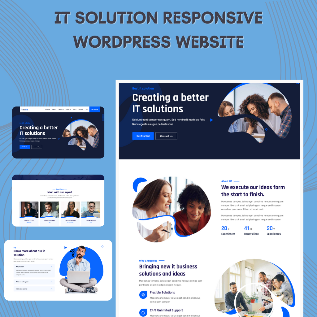IT Solution WordPress Responsive Website