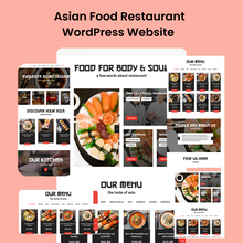 Asian Food Restaurant WordPress Responsive Website