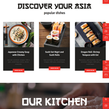 Asian Food Restaurant WordPress Responsive Website