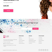 Costmetic and Beauty Store Shopify Website