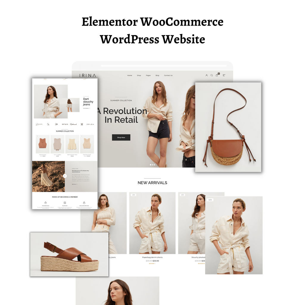 Elementor WooCommerce WordPress Responsive Website