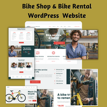 Bike Shop & Bike Rental WordPress Responsive Website