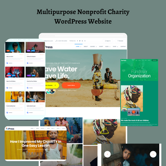 Multipurpose Nonprofit Charity WordPress Responsive Website