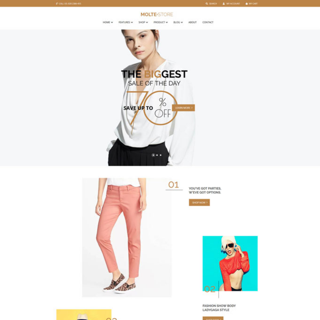 Clothing Store Shopify Website