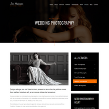 Creative Photography Portfolio WordPress Responsive Website