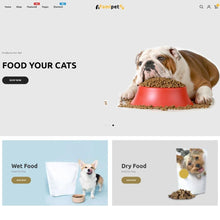 Pet Food Shop Responsive Shopify Shopping Website