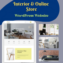 Interior and Online Store WordPress Responsive Website