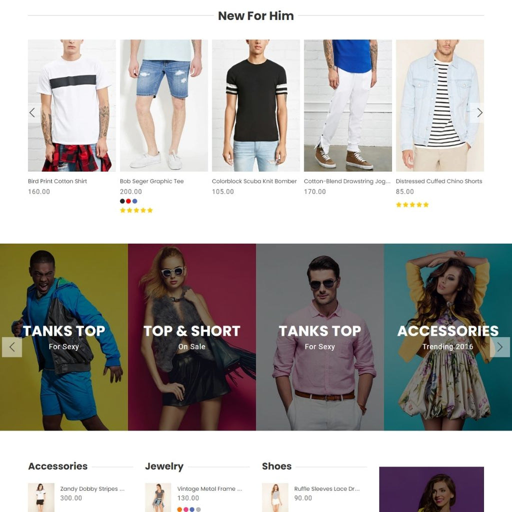 Ecommerce Responsive Shopify Shopping Website