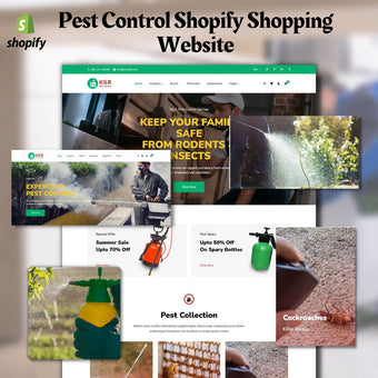 Pest Control Shopify Shopping Website