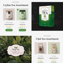 Green Tea Shopify Website