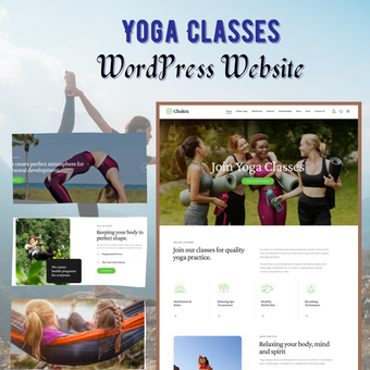 Yoga Classes WordPress Responsive Website