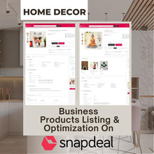 Home Decor Business Products Listing & Optimization On Snapdeal
