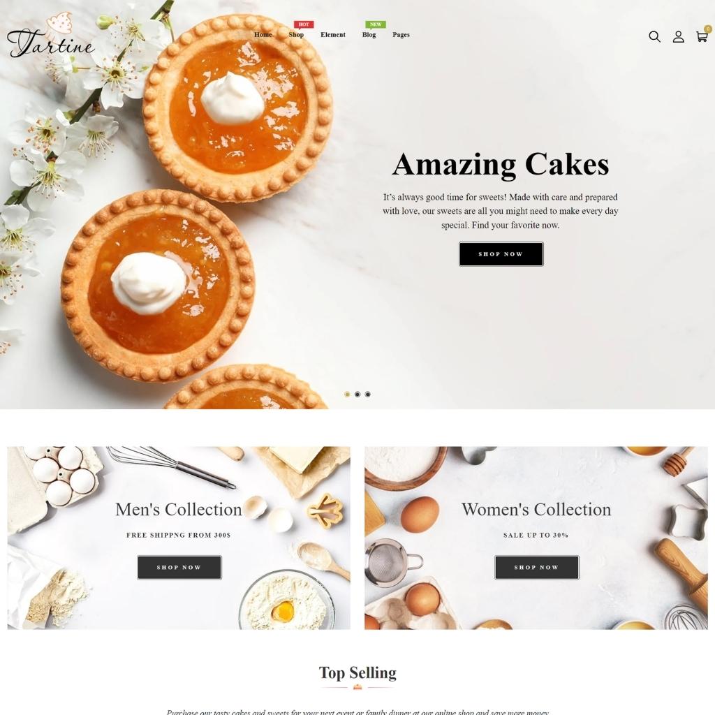 Cake & Bakery Shopify Shopping Website
