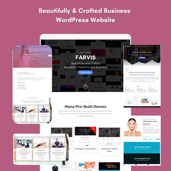 Beautifully & Crafted Business  WordPress Website