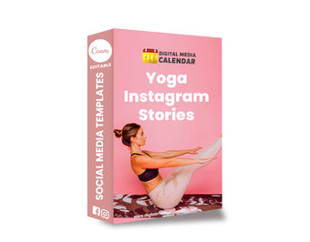 30 Ultimate Yoga V1.1  Social Media Stories Canva Templates